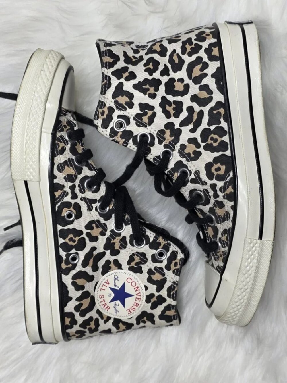 Leopard Hi Top Converse, Women's 7.5